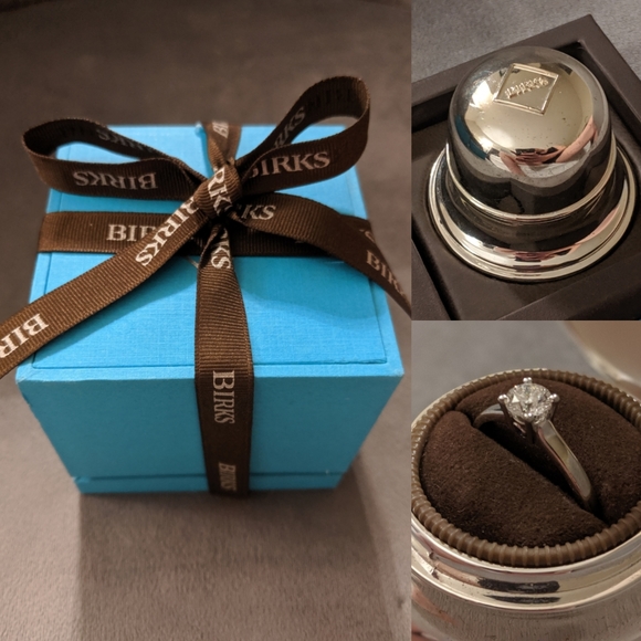 birks engagement ring box
